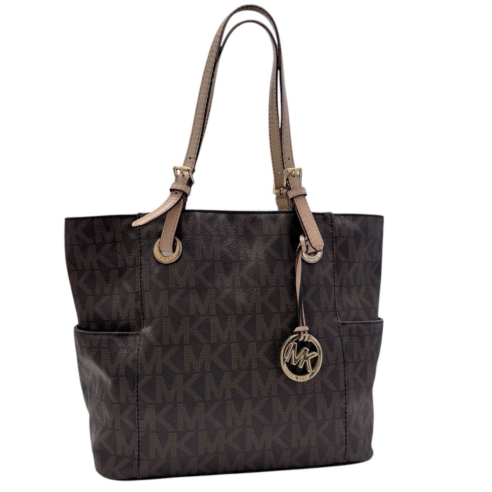 Michael Kors Signature Tote in Brown 30S11TTT4B‎